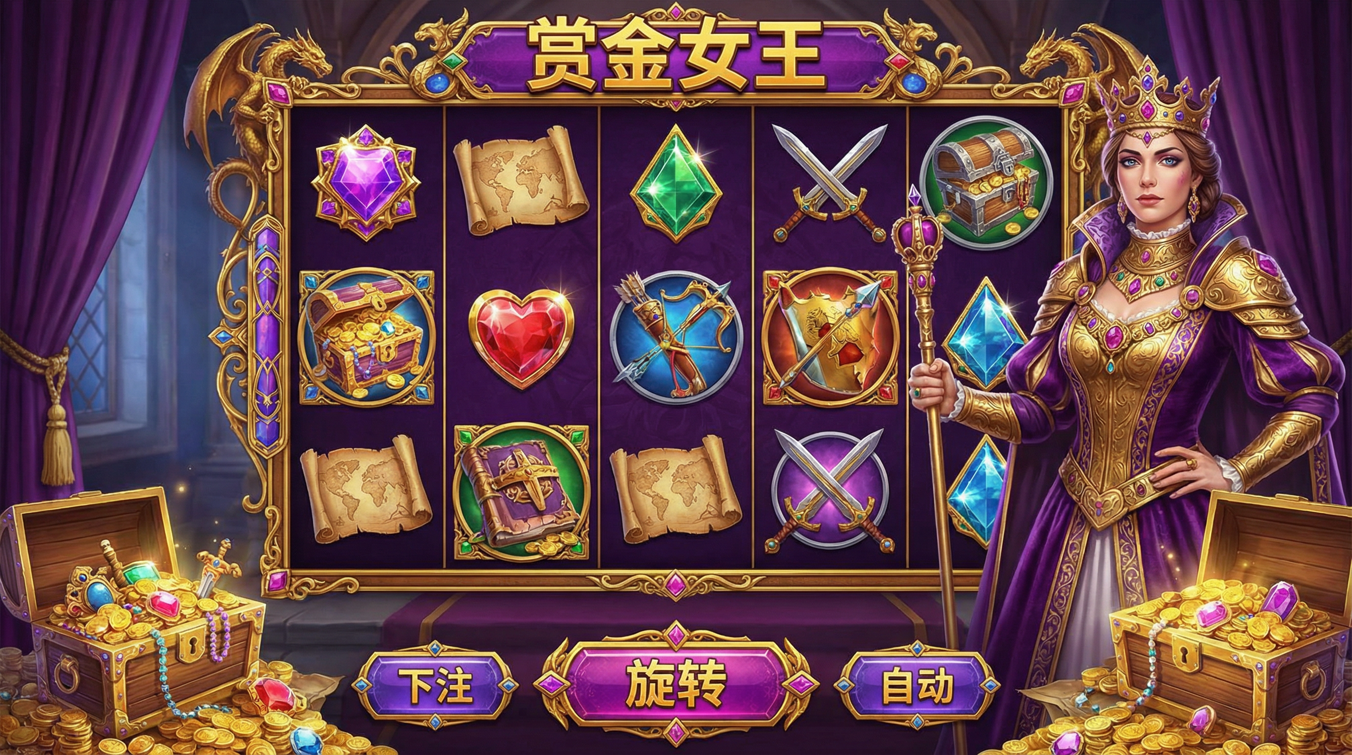 赏金女王游戏界面截图